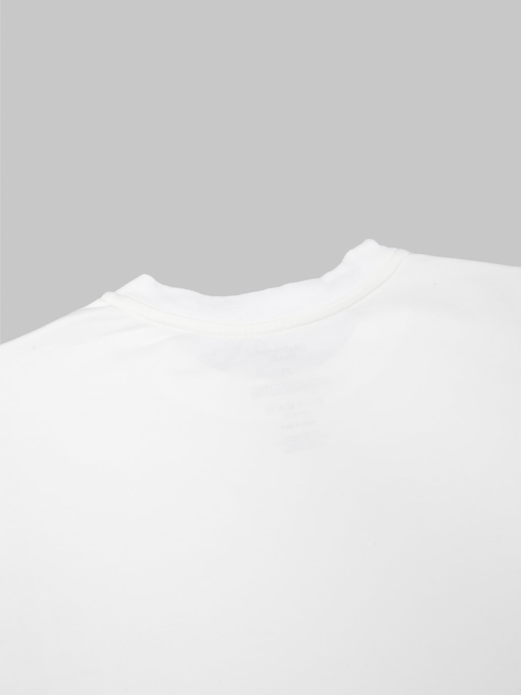 Momotaro MXTS1031 Heavy Ounce T-Shirt White back collar