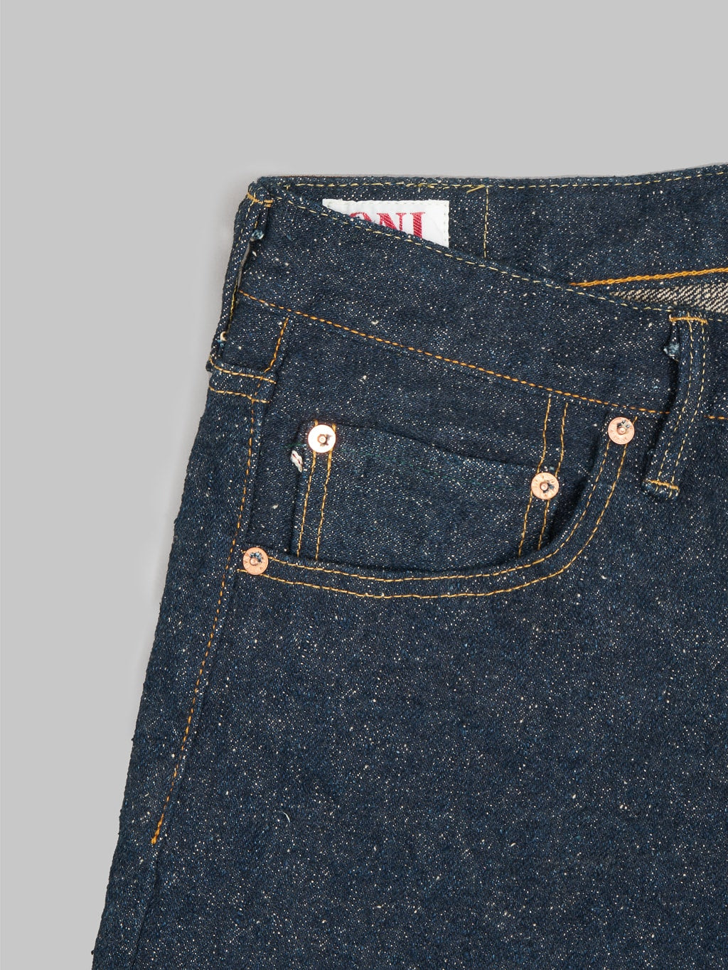 ONI Denim 246SESR Secret Super Rough Neat Straight selvedge Jeans coin pocket