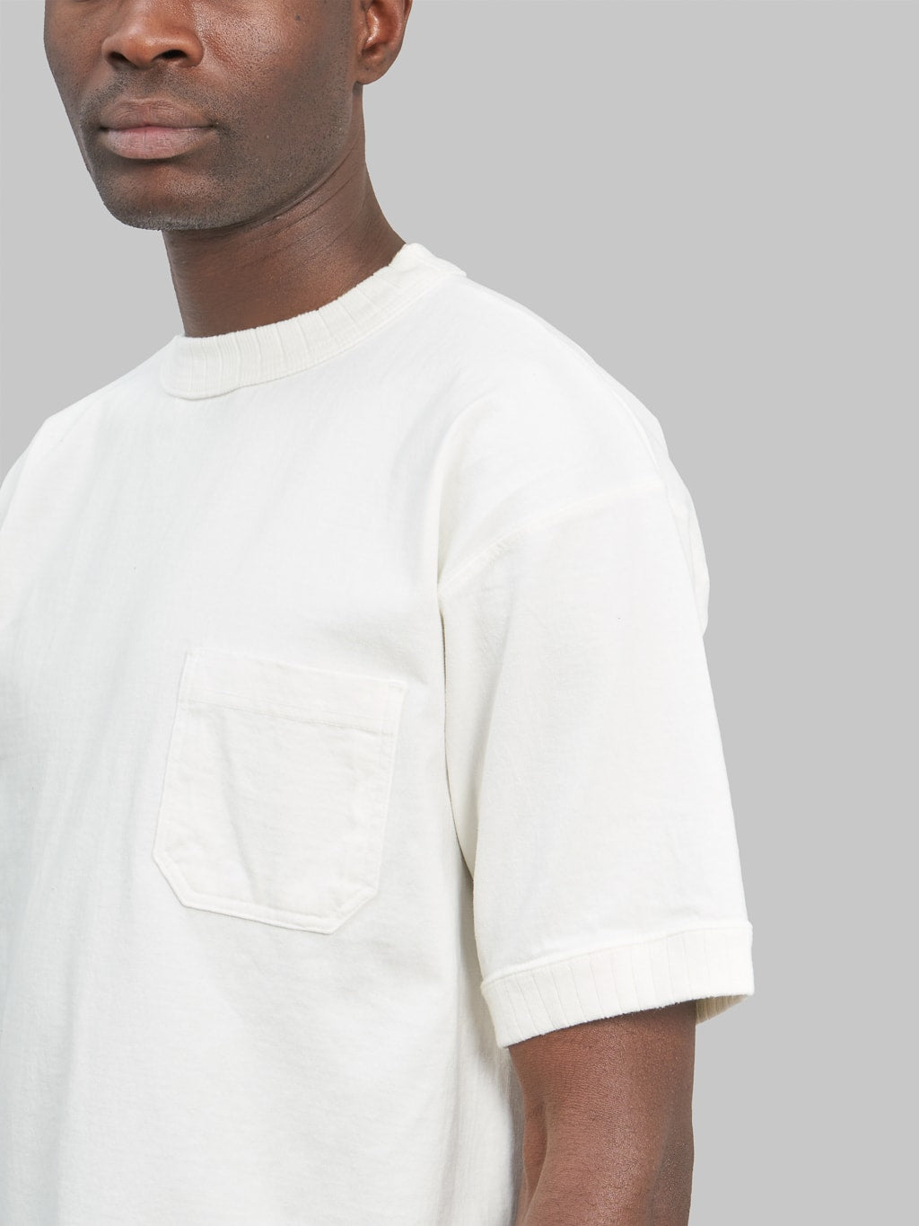 ONI Denim T01 8oz Loopwheeled Heavyweight T-Shirt White