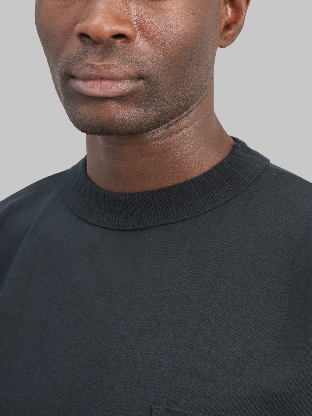 ONI Denim 8oz Loopwheeled Heavyweight TShirt black collar