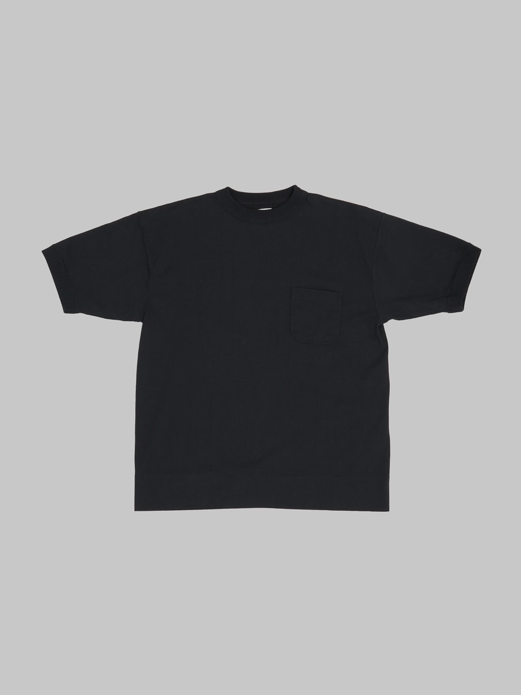 ONI Denim 8oz Loopwheeled Heavyweight TShirt black front