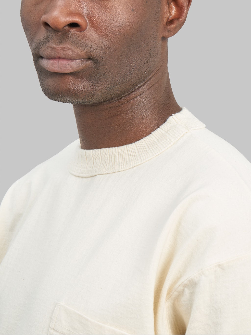 ONI Denim 8oz Loopwheeled Heavyweight TShirt nature chest