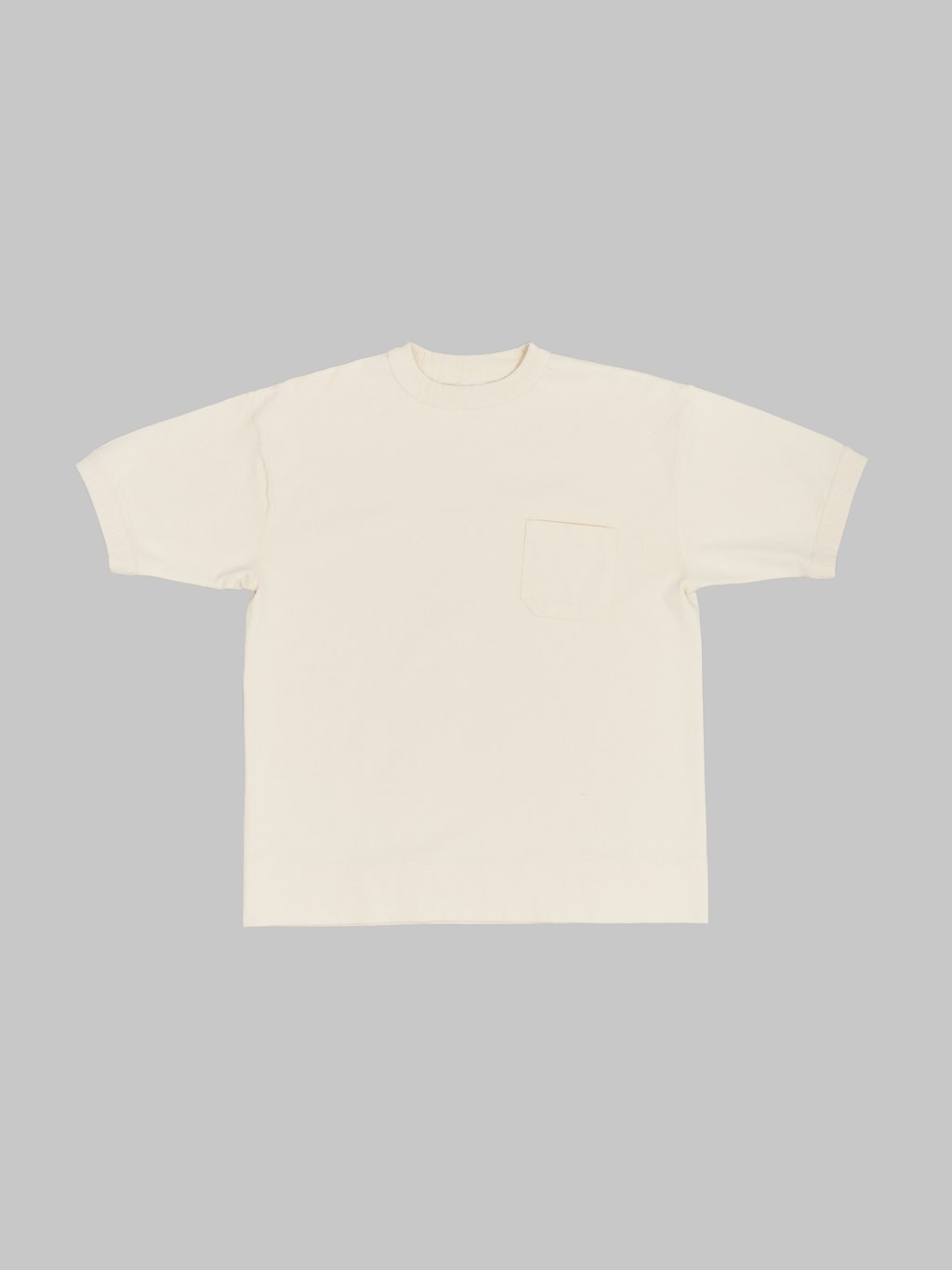 ONI Denim 8oz Loopwheeled Heavyweight TShirt nature front