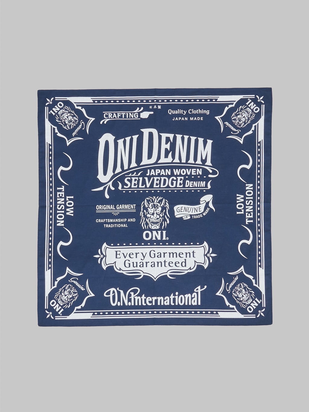 ONI Denim Navy Bandana vintage style