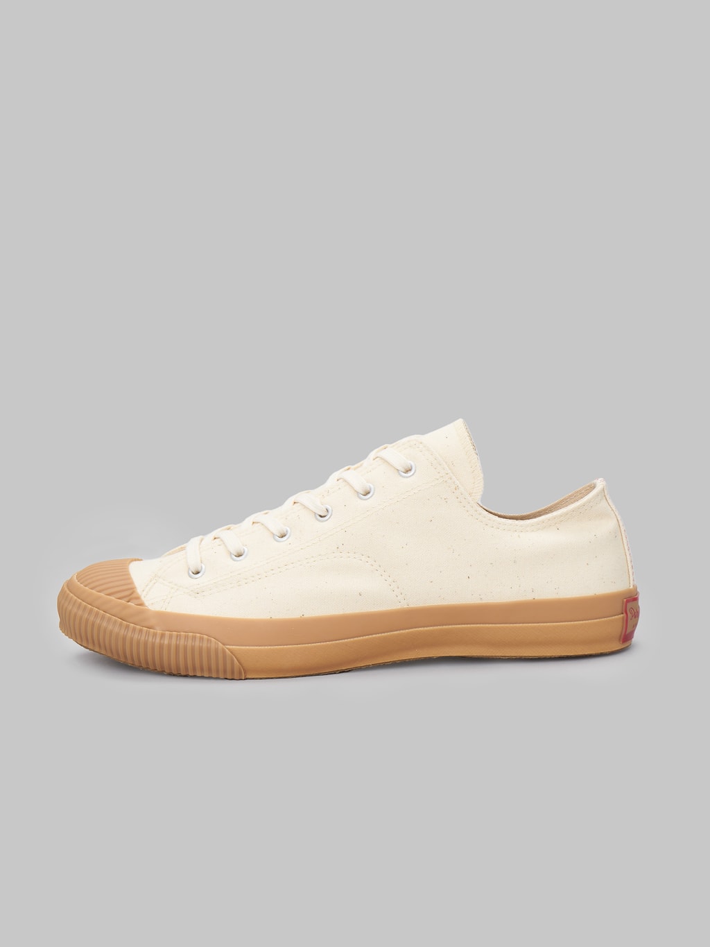 Pras shellcap low sneakers kinari gum made in japan