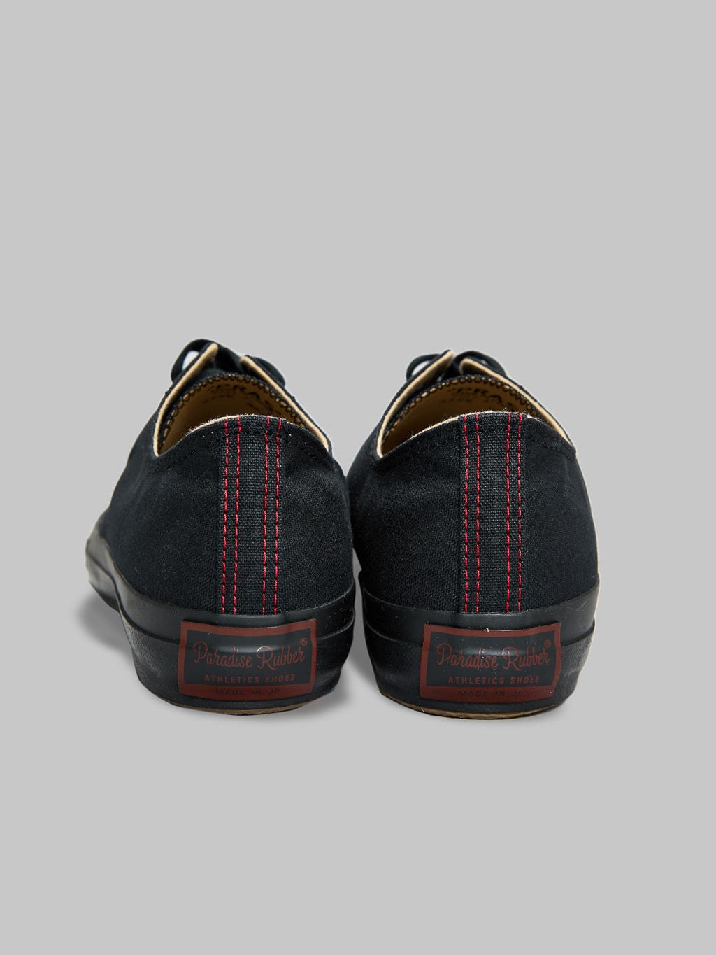 Pras shellcap low sneakers kuro black reinforced heel