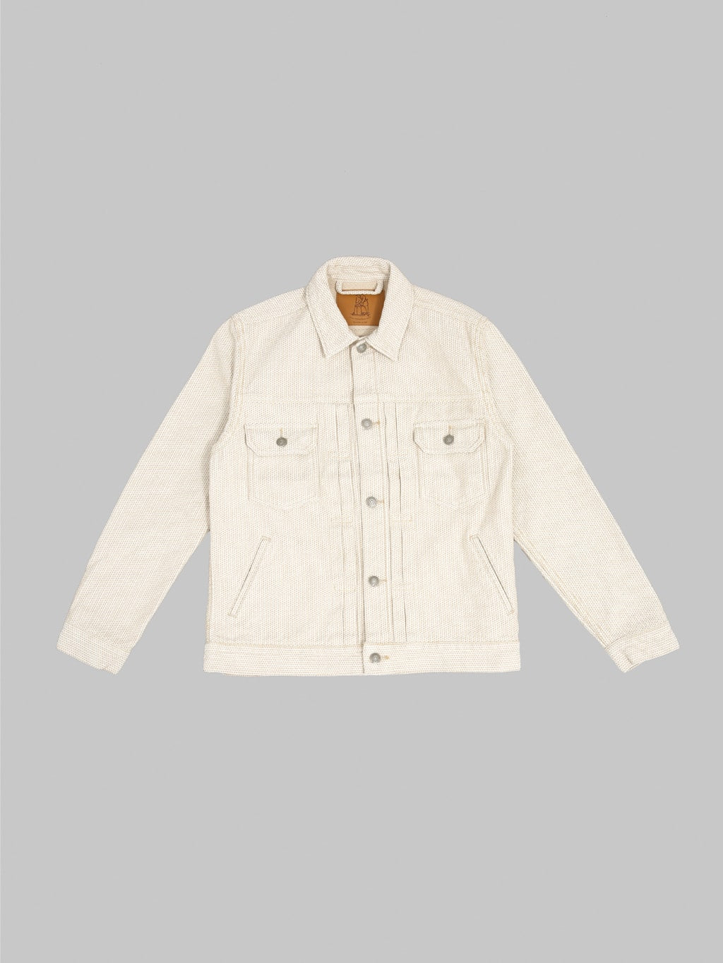 Pure Blue Japan 6220-IV Sashiko Type II Jacket Ivory/Beige