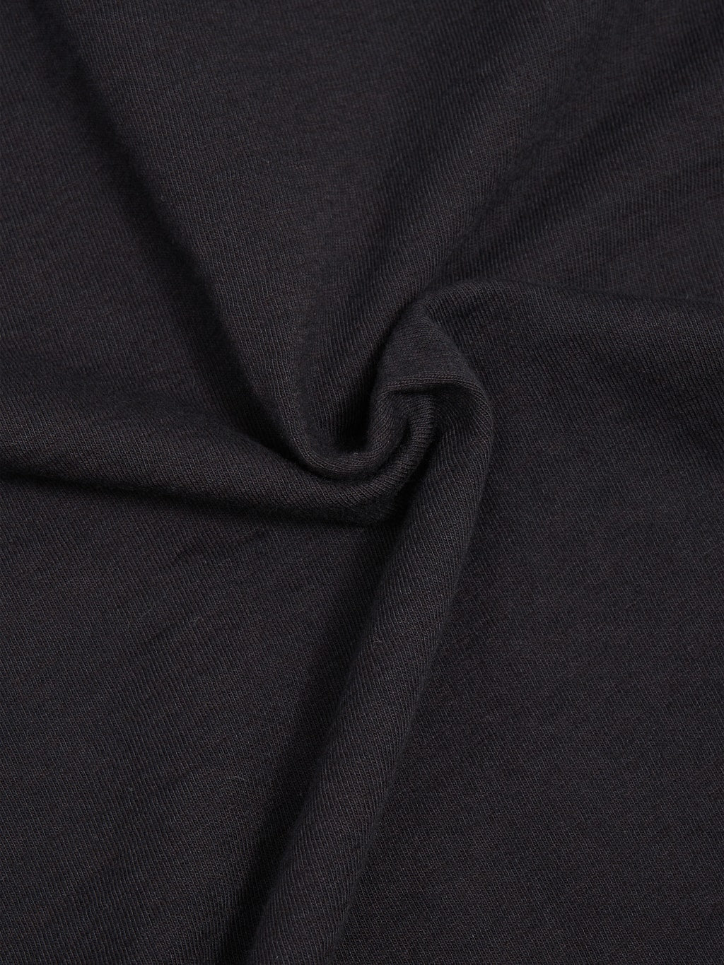 Pure Blue Japan SS5011 Black Indigo Dyed Crewneck TShirt  texture