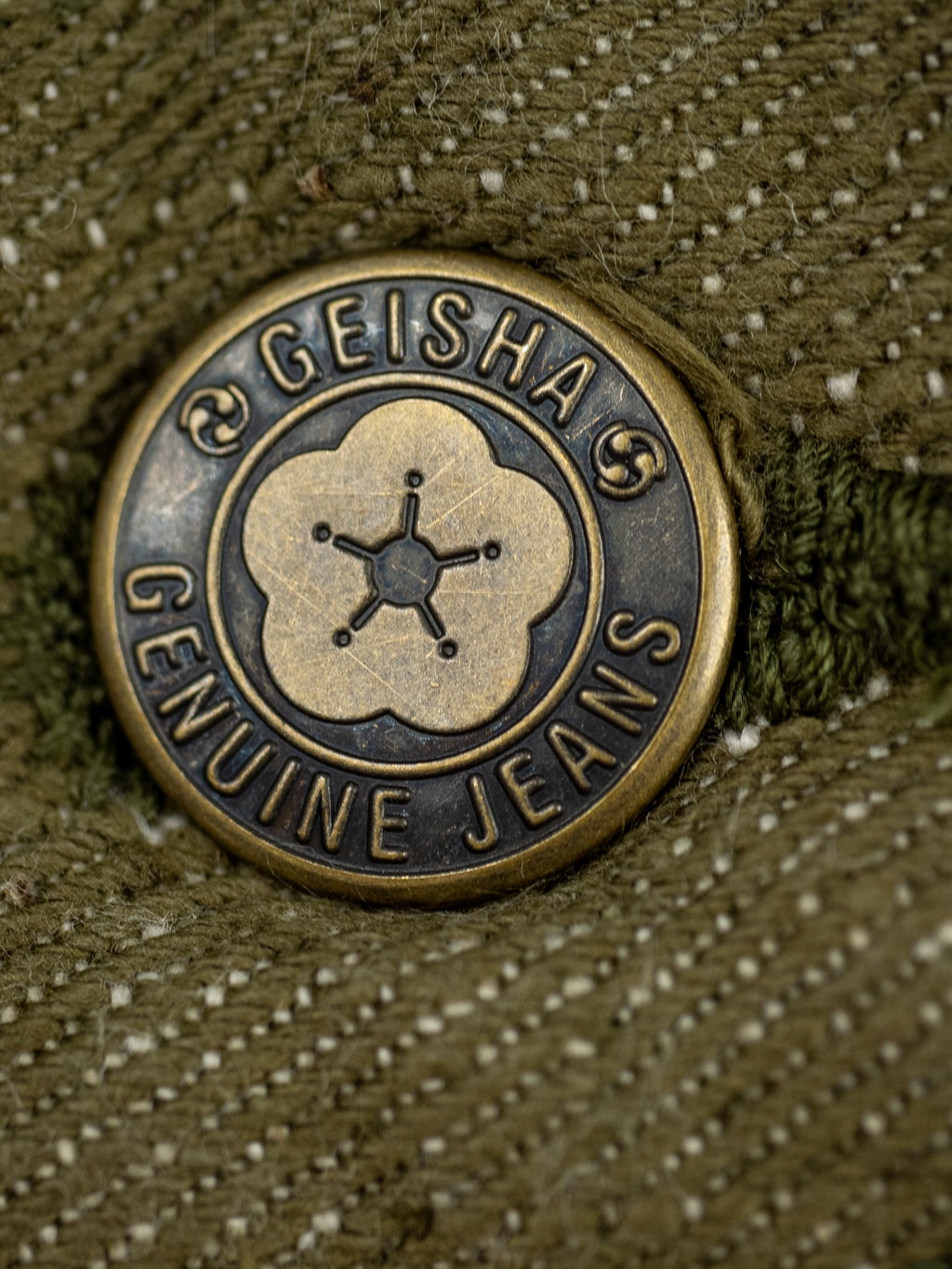 Samurai Jeans S150GNX Uguisu 17oz Regular Straight Jeans geisha iron button