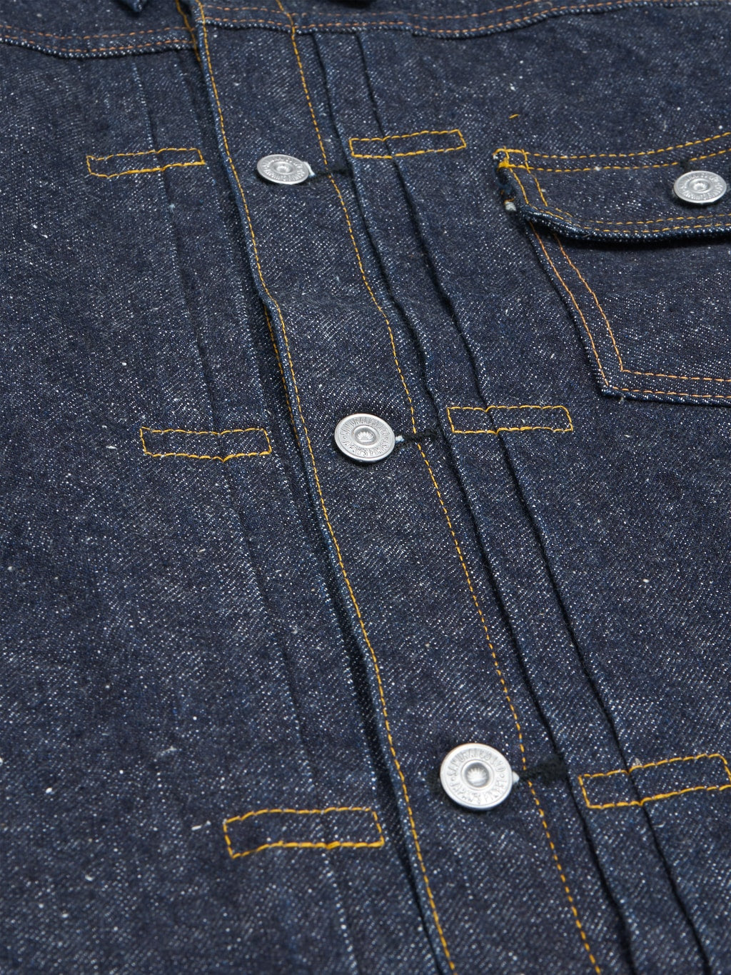Samurai Jeans S5512PX 15oz Otokogi Denim Type 1 Jacket buttons