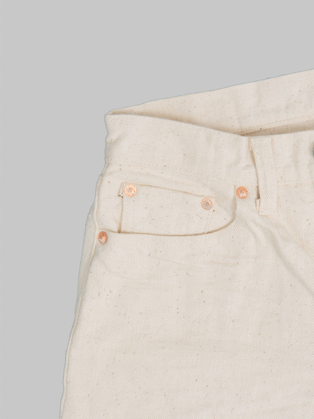 Samurai Jeans S710SC-KI Japanese Cotton Ecru 18oz Slim Straight Jeans