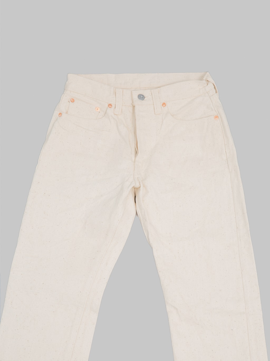 Samurai Jeans S710SC-KI Japanese Cotton Ecru 18oz Slim Straight Jeans