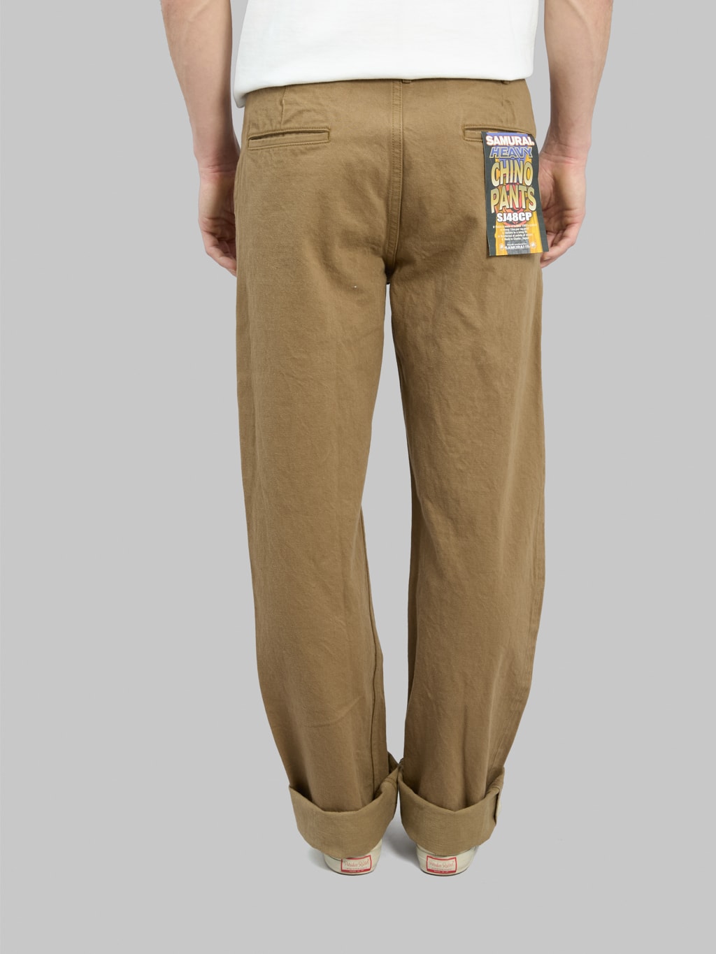 Samurai Jeans SJ48CP 15oz Heavy Chino Wide Straight 100 cotton back fit