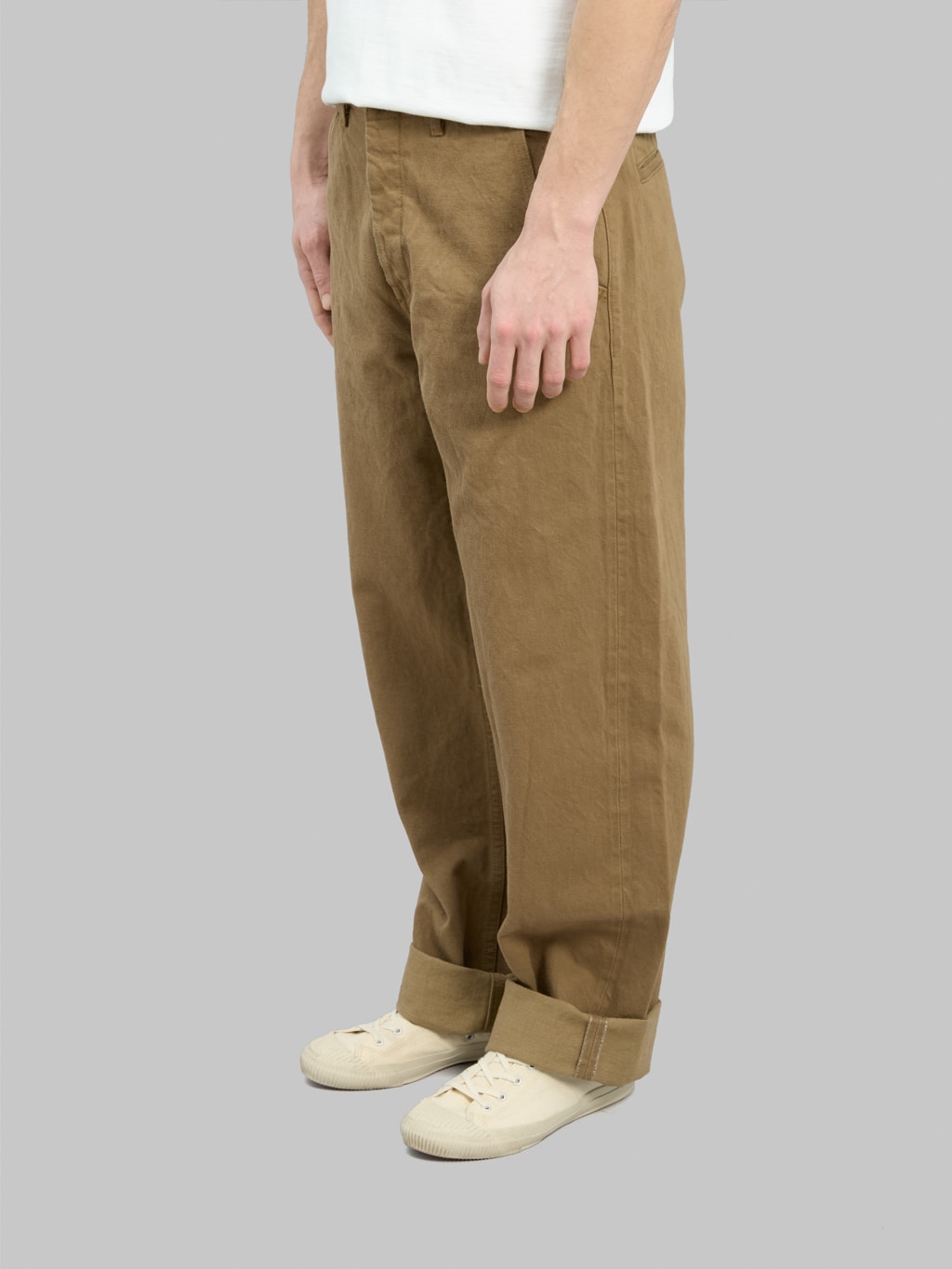 Samurai Jeans SJ48CP 15oz Heavy Chino Wide Straight 100 cotton side fit