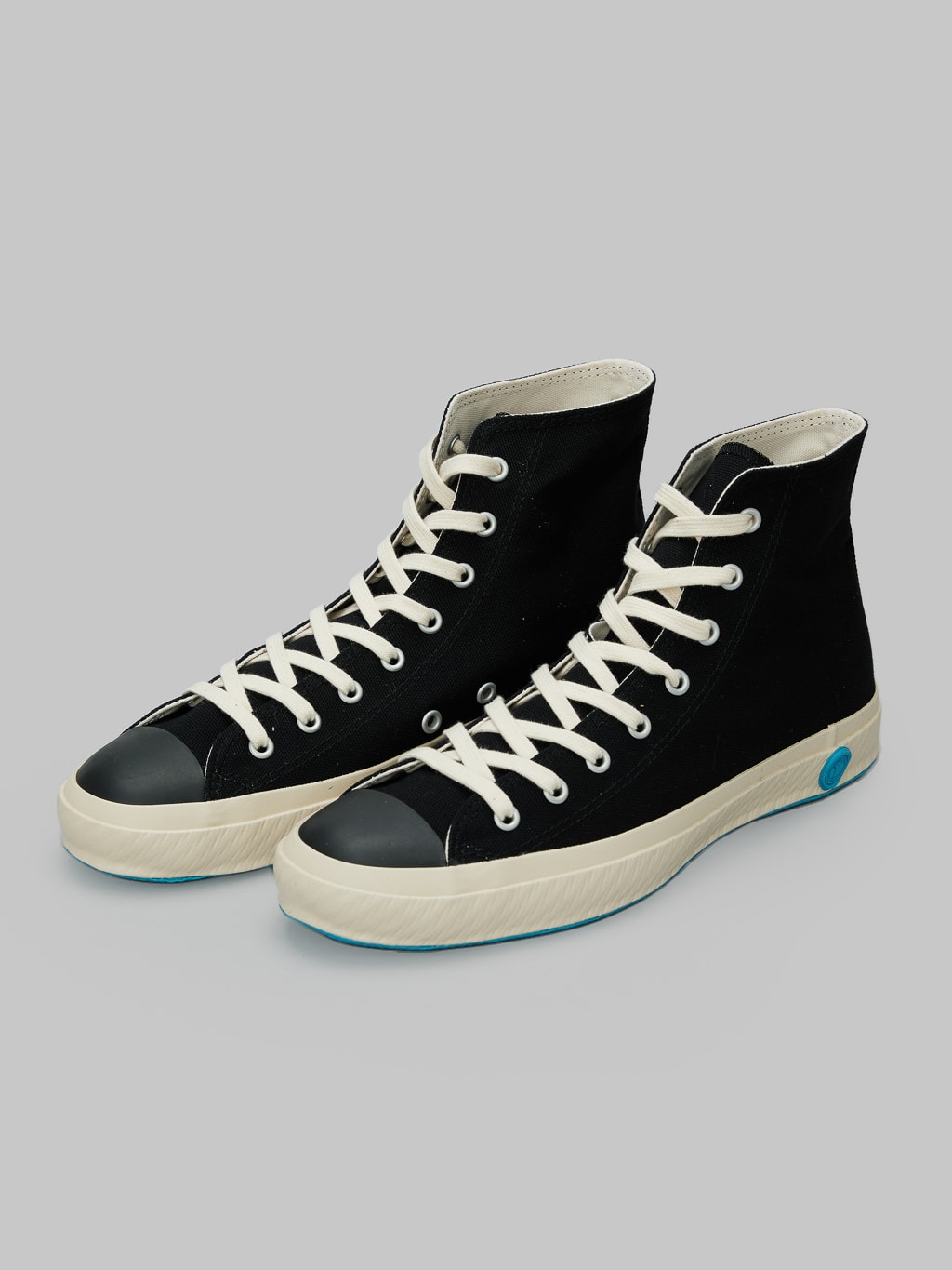 Shoes like pottery high sneaker black made in japan
