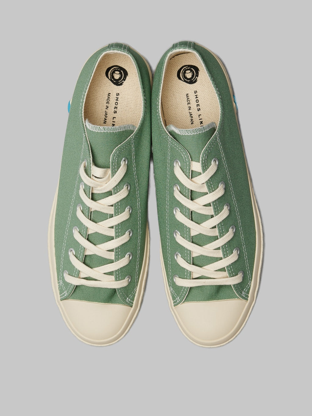 Shoes like pottery low sneaker green up view