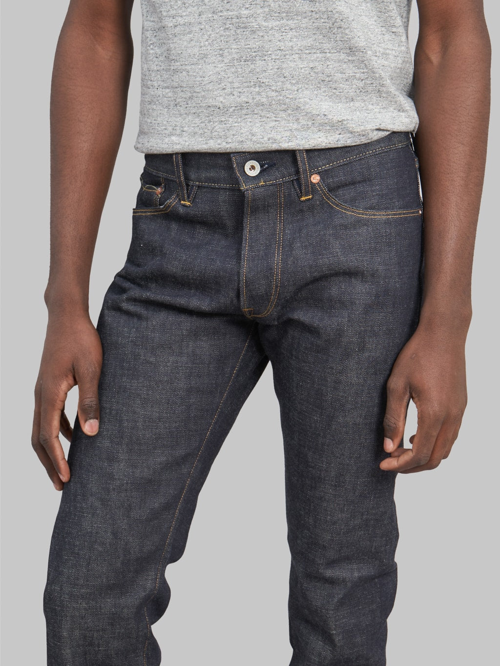 Stevenson Overall Big Sur 210 slim tapered jeans inseam