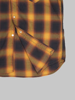Stevenson Overall Cody Shirt camel black interior fabric