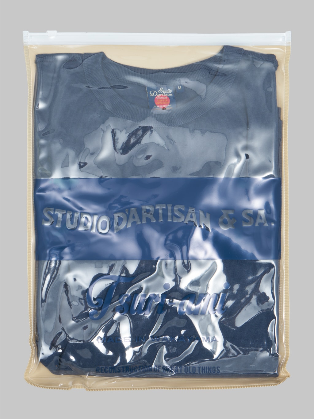 Studio D'Artisan 9913 Loopwheel T-Shirt Navy