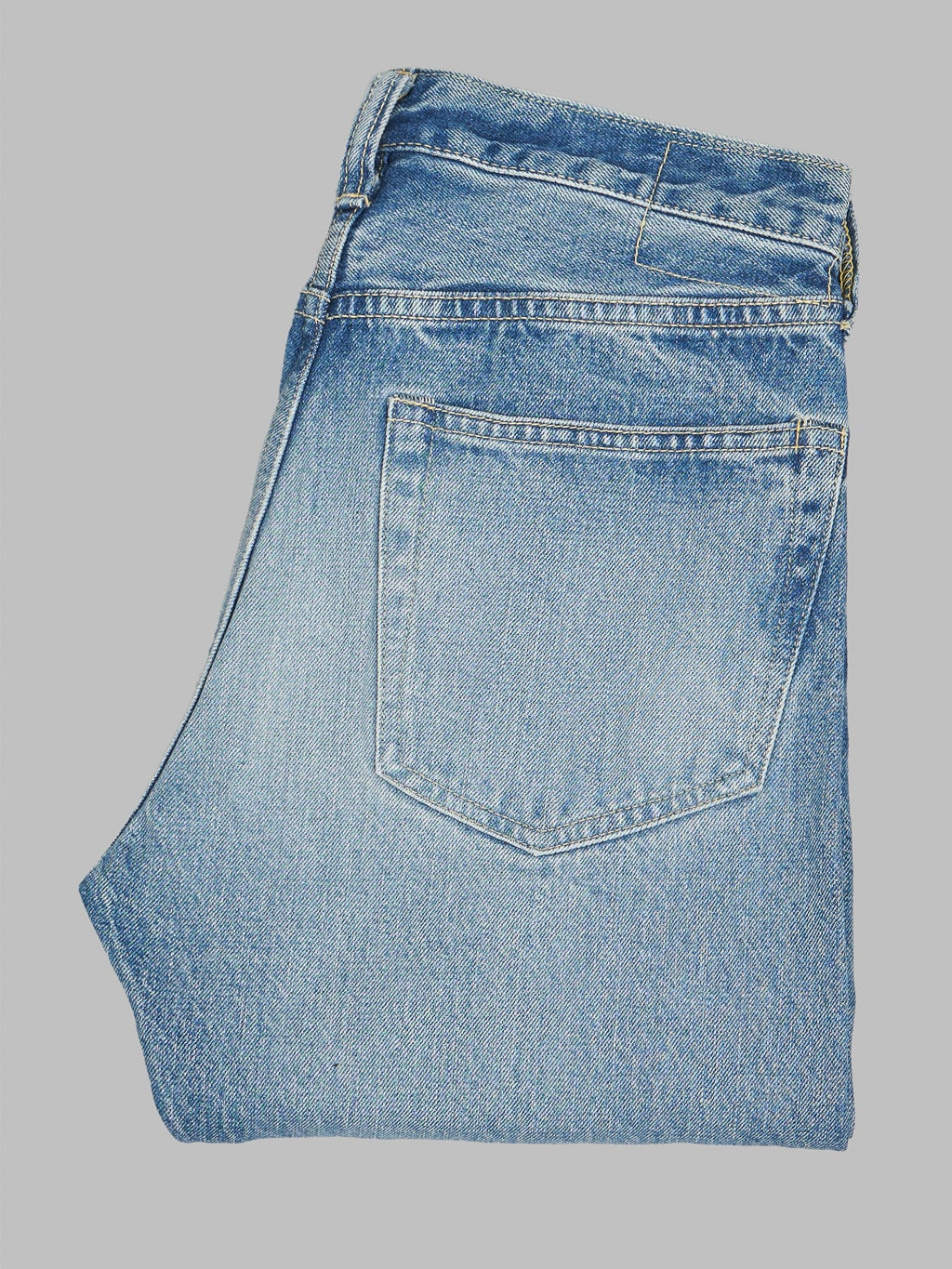 Sugar Cane 2021SW Model Stonewashed Slim Tapered selvedge Jeans 100 cotton