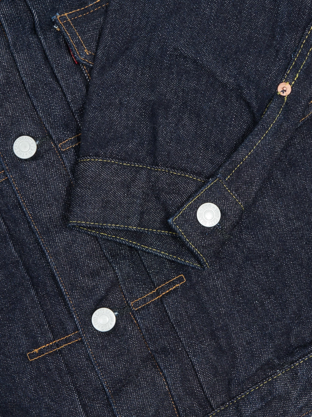 tcb 30s denim jacket sleeve cuff details
