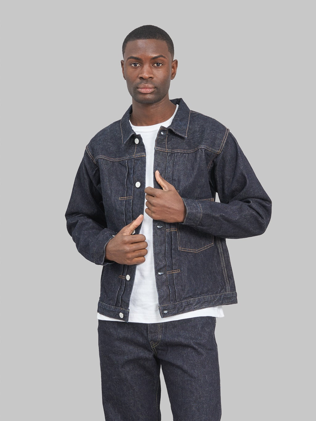tcb 30s denim jacket opened casual fit