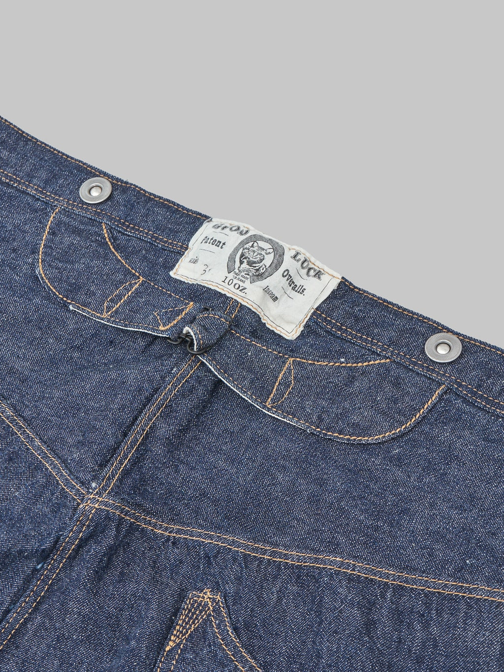 TCB Good Luck Wide Straight Jeans back label