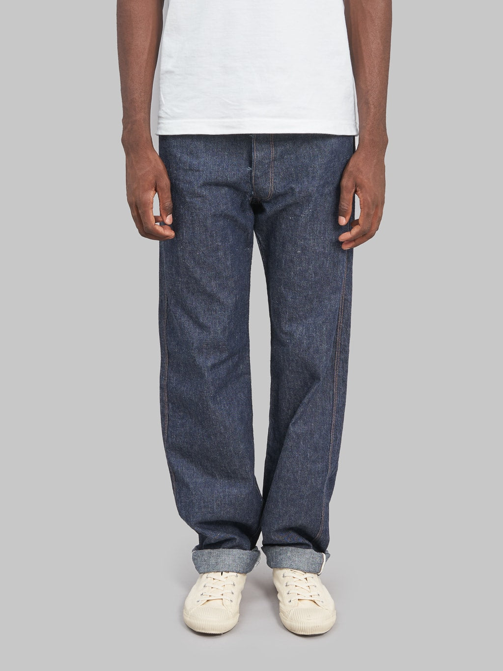 TCB Good Luck Wide Straight Jeans front fit