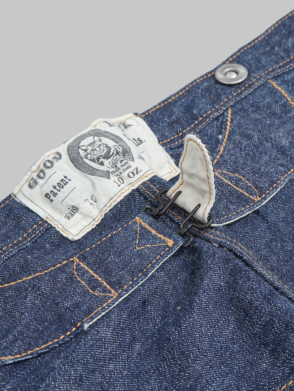 TCB Good Luck Wide Straight Jeans details