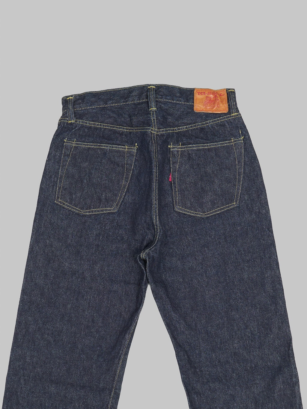 tcb s40s regular straight jeans back details