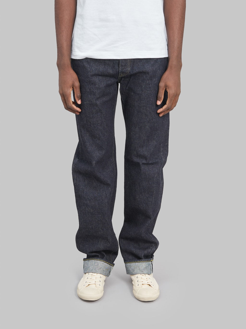 tcb s40s regular straight jeans front fit