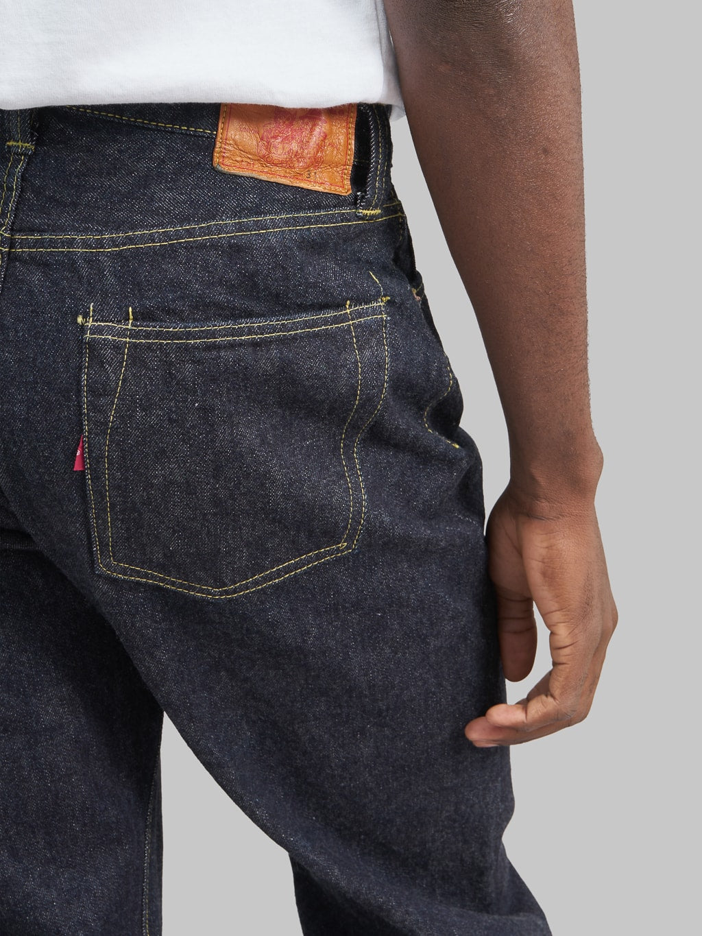 tcb s40s regular straight jeans back pocket
