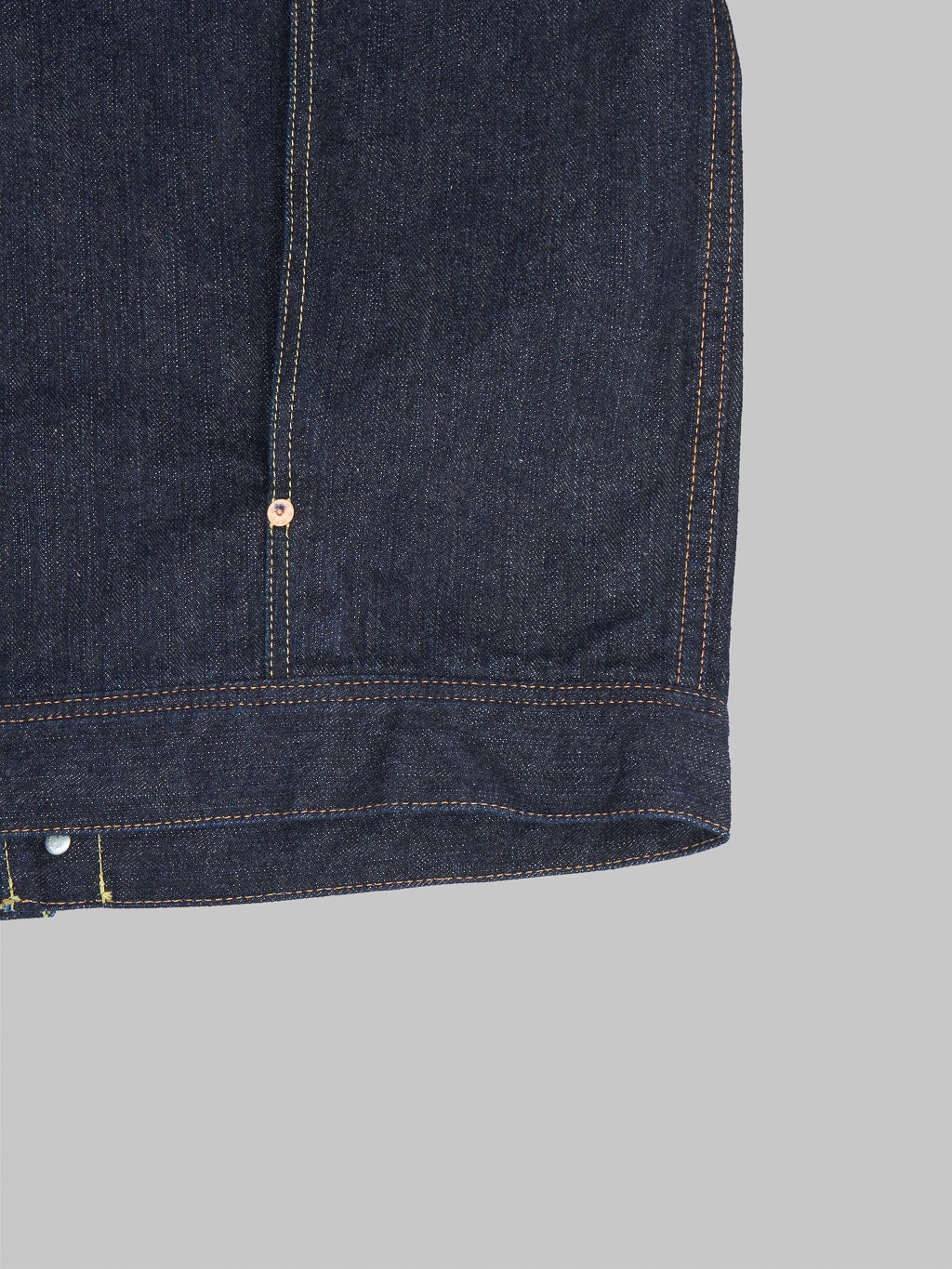 The Flat Head 40s Denim Jacket waist