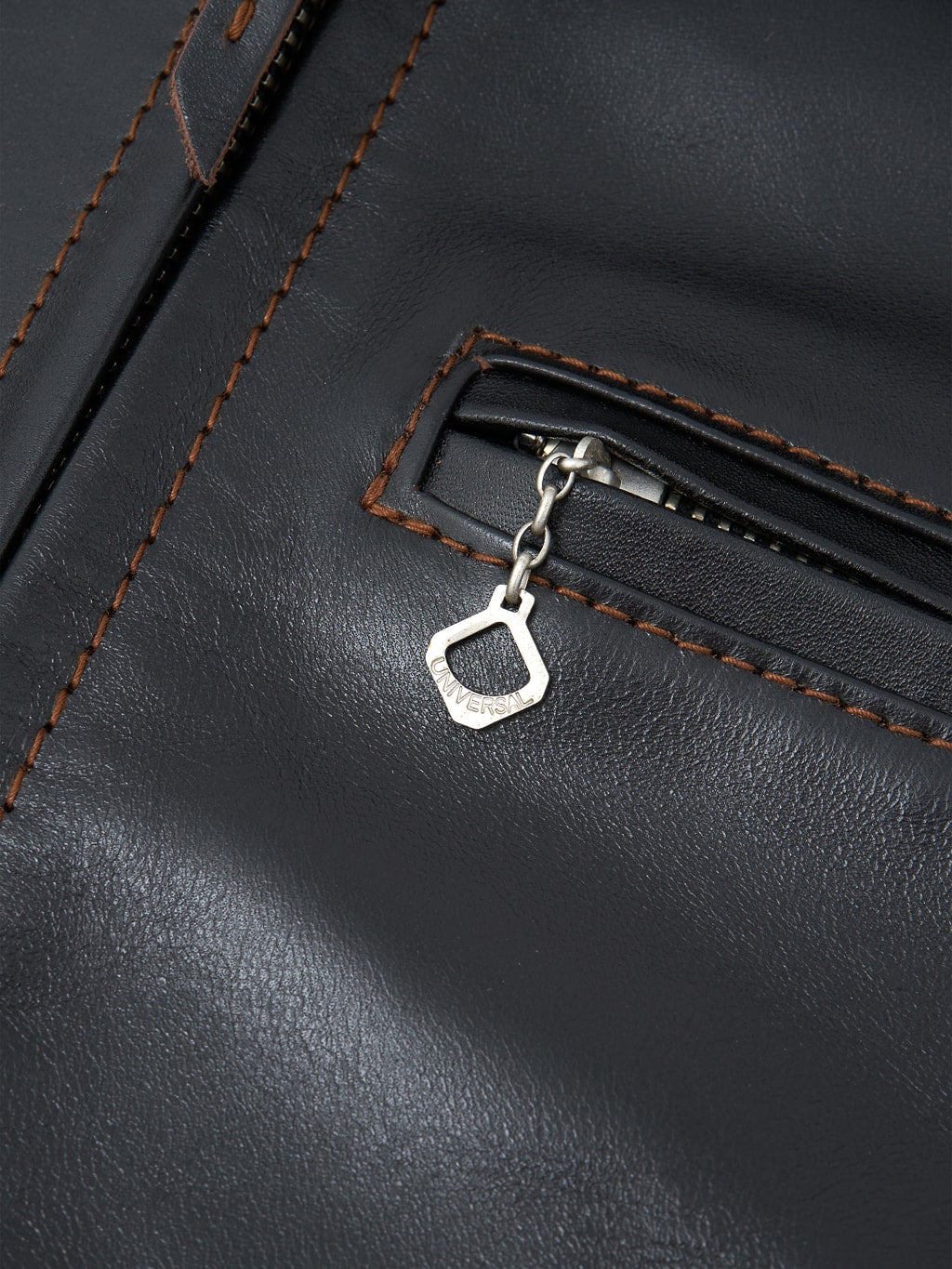 The Flat Head Horsehide leather Single Riders Jacket Black Semi Aniline pocket