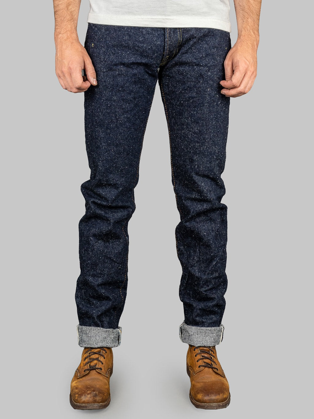 The Strike Gold Keep Earth Natural Indigo Jeans front fit