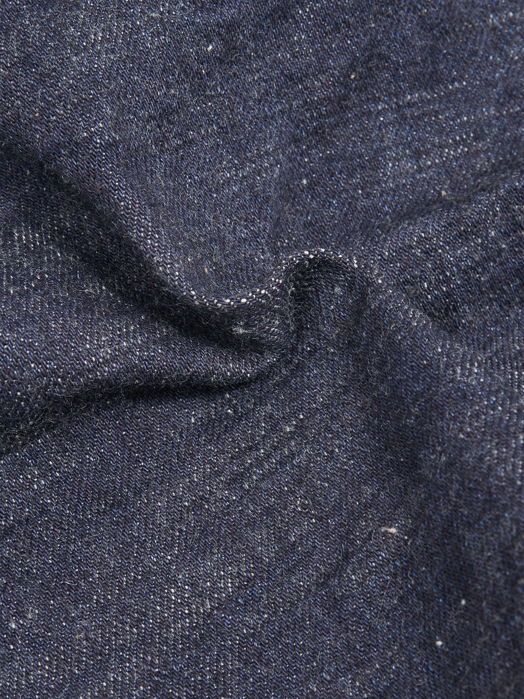 The Strike Gold 15oz Slub Grey Weft Type II Denim Jacket texture