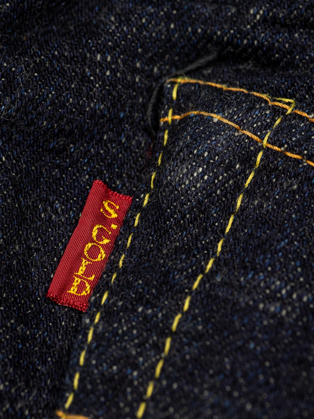 The Strike Gold Slub Weft Slim Jeans fit brand red tab
