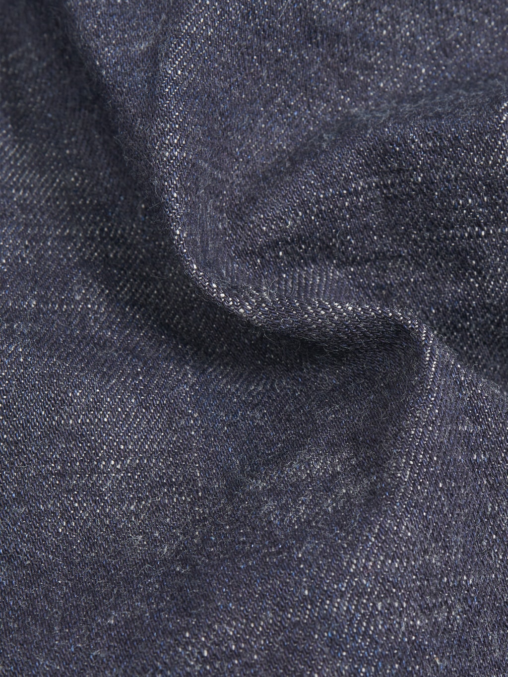 The Strike Gold 5109 15oz Slub Grey Weft Slim Tapered Jeans texture