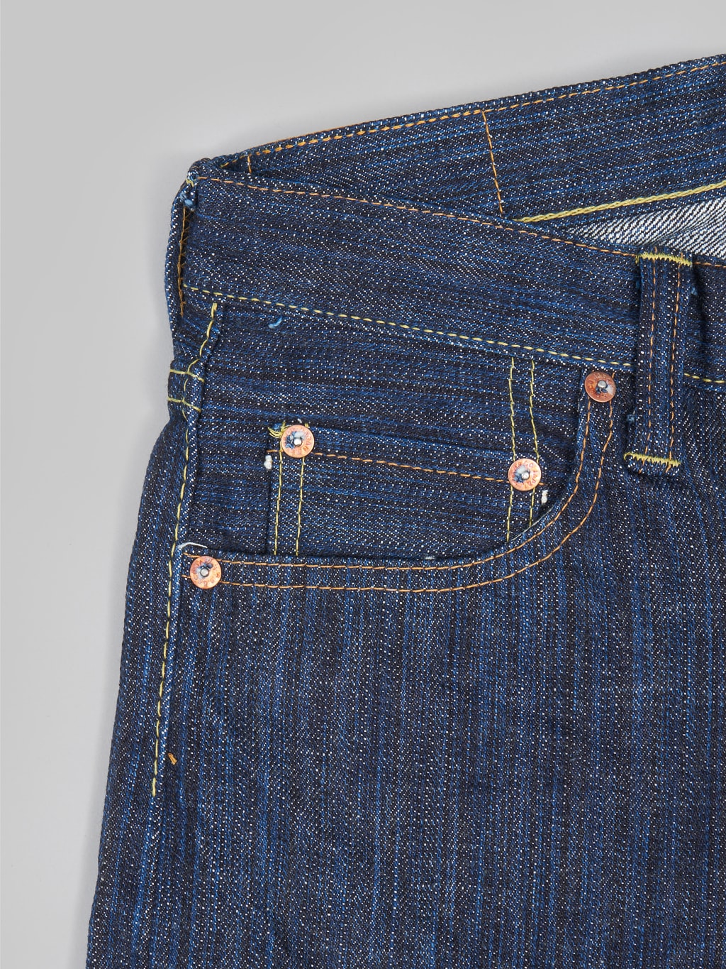 The Strike Gold 8104 Shower Slub jeans coin pocket