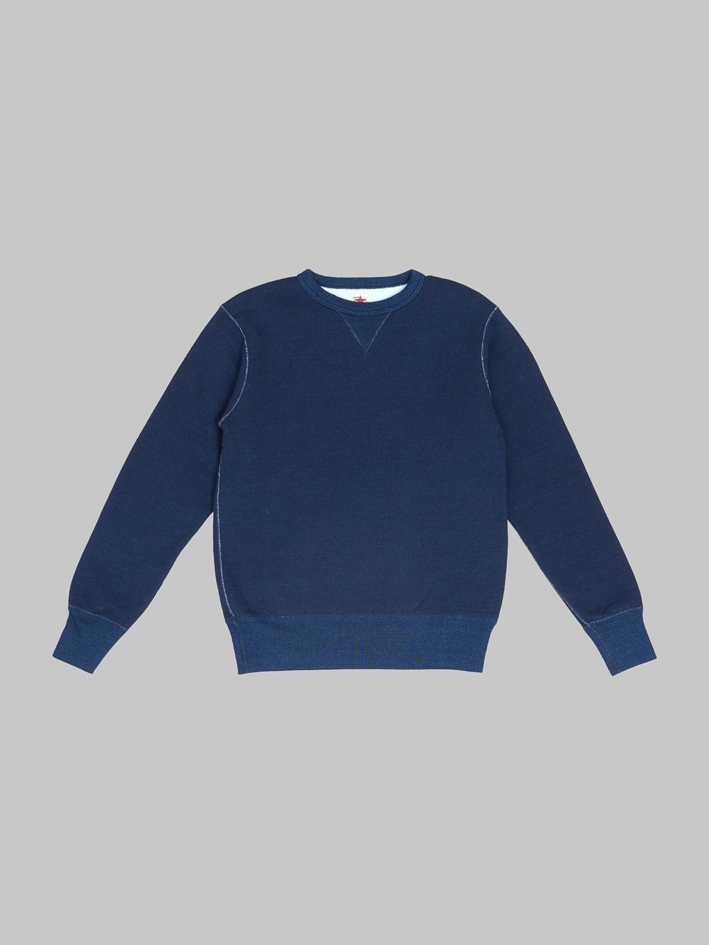 The Strike Gold Indigo Yarn Dyed Loopwheeled Sweatshirt front