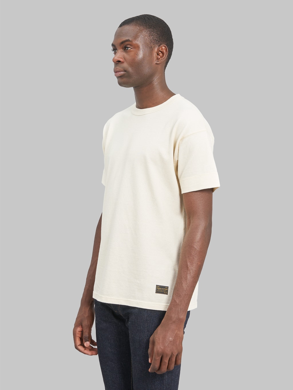 Trophy Clothing Utility Mil Tee natural model side fit