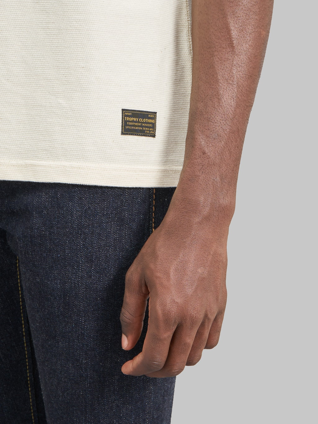 Trophy Clothing Utility Mil Tee natural tag detail