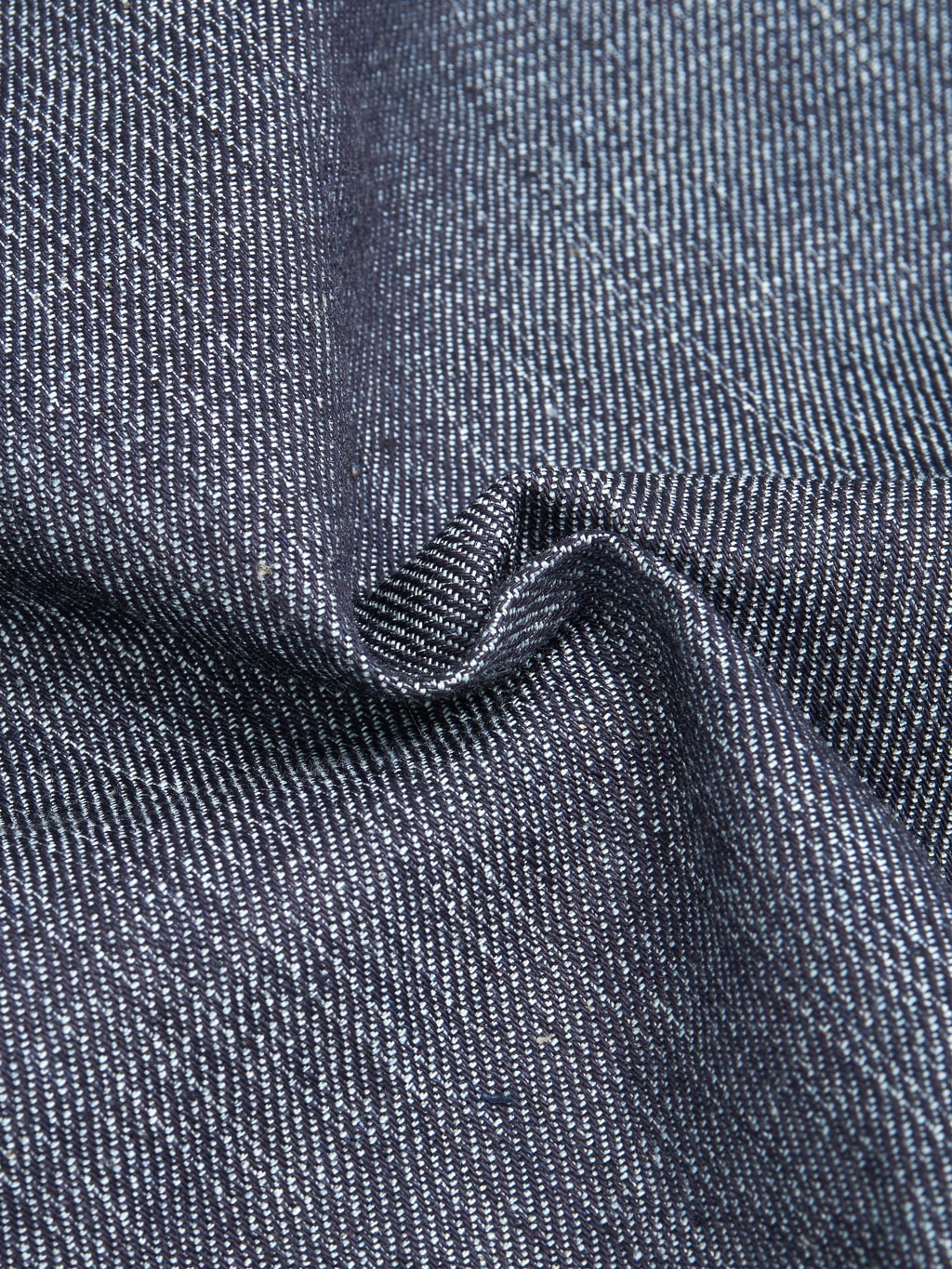 UES Indigo Double Weave denim Shirt  texture