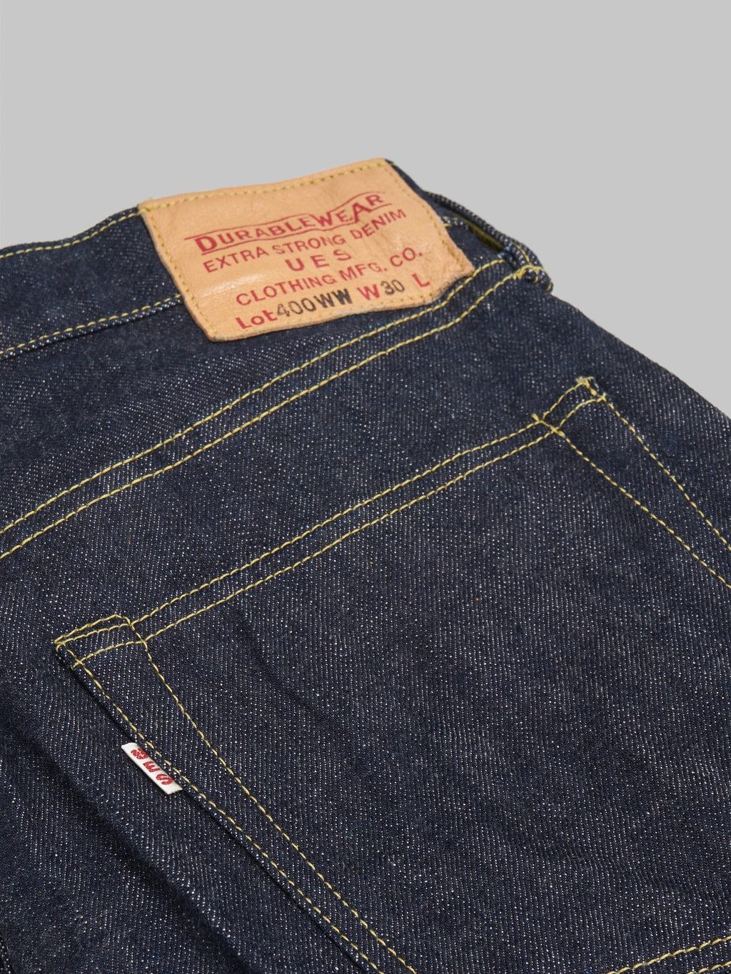 UES 400 WW Post World War Regular Straight Jeans pocket closeup
