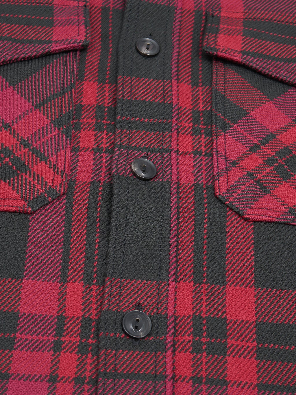 UES Extra Heavy Flannel Shirt Vivid Red