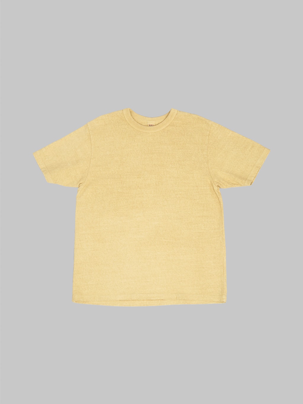 UES N8 Slub Nep Short Sleeve TShirt yellow front