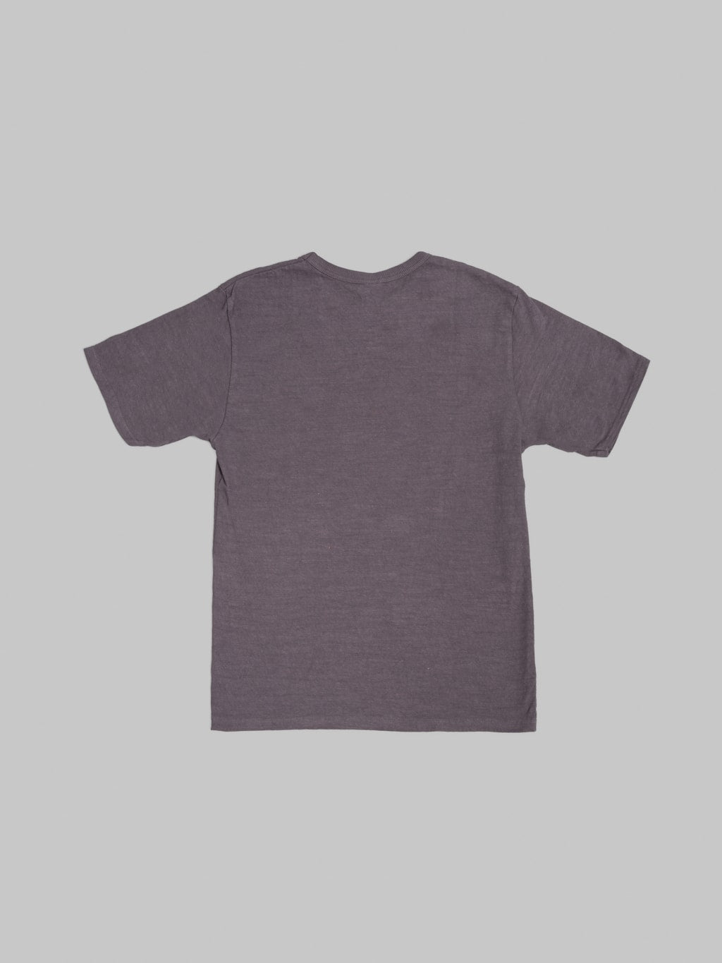 UES No.8 Slub Nep Short Sleeve T-Shirt Purple Navy