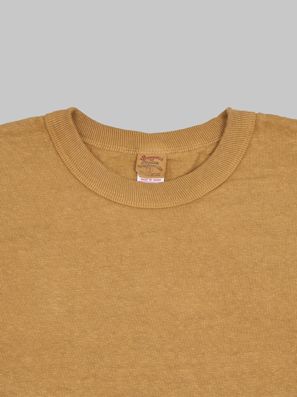 UES No 8 Slub Nep long Sleeve TShirt yellow collar