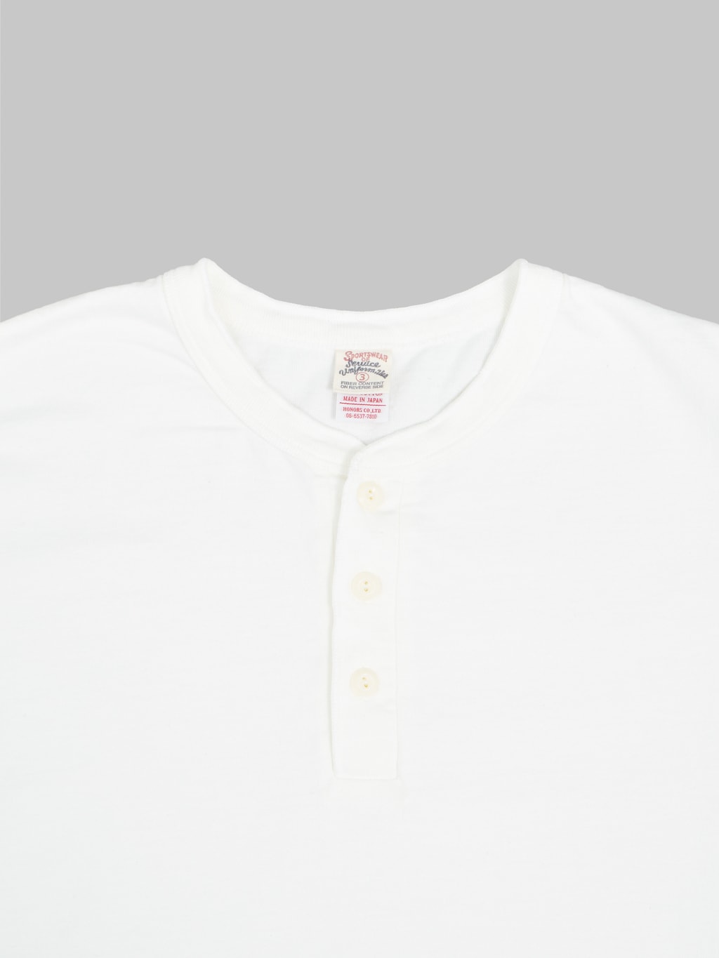 UES Ramayana Henley Neck TShirt white collar