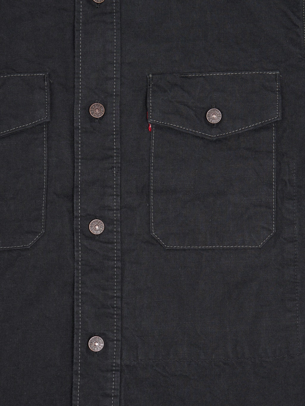 UES traveling shirt black chest pocket